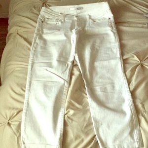 Joe’s jeans white capris.